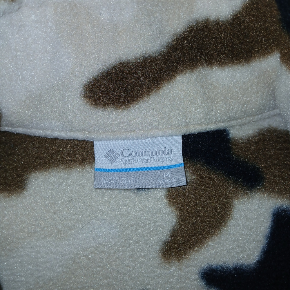 Columbia Camouflage Fleece Jacket - Picture 3 of 3